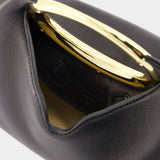 Le Petit Calino黑色羊皮手拿包肩包