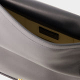 La Pochette Rond Carré - Jacquemus - Leather - Black