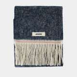 L'Echarpe Carro - Jacquemus - Wool - Blue