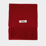 L'Echarpe Carro - Jacquemus - Wool - Red