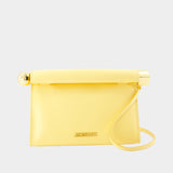 Le Sac Rond Carre - Jacquemus - Leather - Yellow