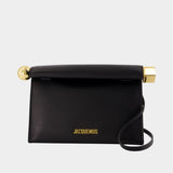 Le Sac Rond Carre - Jacquemus - Leather - Black