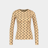 Moon Jersey Crewneck T恤衫