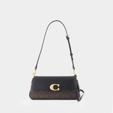 Signature Jet Shoulder Bag - Coach - Leather - Black