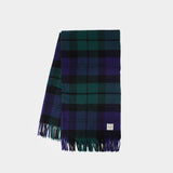 Checked Scarf - TOTEME - Cashmere - Green