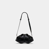 Manta Clutch - Alexander McQueen - Leather - Black