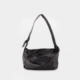 Puff M Shoulder Bag - YOHJI YAMAMOTO - Leather - Black