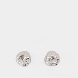 Knot Earrings - SELF PORTRAIT - Metal - Silver