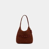 Weave Straw Brooklyn 28 Shoulder Bag - Coach - Leather - Brown