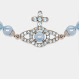 Olympia Pearl Bracelet - Vivienne Westwood - Metal - Blue