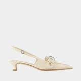 Davina sandals - Aeyde - Leather - Beige
