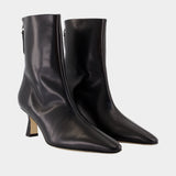 Elina Ankle Boots - Aeyde - Leather - Black