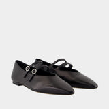 Franny Ballerinas - Aeyde - Leather - Black