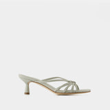 Abby Pumps - Aeyde - Leather - Green