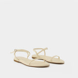Nettie Sandals - Aeyde - Leather - White