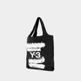 Y-3黑色合成材质购物袋包托特包