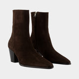 Hedvig ankle boots - Aeyde - Leather - Dark brown