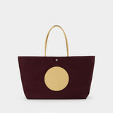 Ella Twist Shoulder Bag - Tory Burch - Viscose - Red