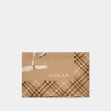 Horseman Silk Square - Burberry - Silk - Beige