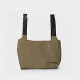Patch Dot Handbag - YOHJI YAMAMOTO - Synthetic - Khaki