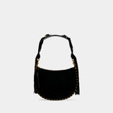 Oskan Soft Zip Gd Shoulder Bag - Isabel Marant - Leather - Black