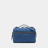 Romy Slim Top Handle Purse - Tory Burch - Leather - Blue