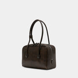 Soft Boston Shoulder Bag - Margesherwood - Leather - Brown