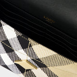 Snip Mini米色合成材质WOC包链条包