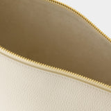 Junior Knight 米色小牛皮手提包单肩包