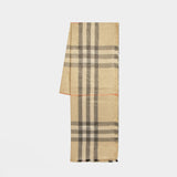 Scarf - Burberry - Wool - Beige