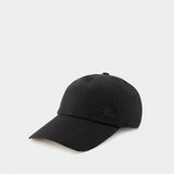 Gabardine Bucket Hat - Burberry - Cotton - Black