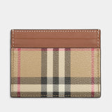 Ls Sandon Card Holder - Burberry - Synthetic - Multicolor