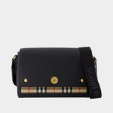 Medium Note Crossbody - Burberry - Leather - Black