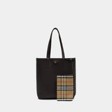Ml Ns Reversible Shopper Bag - Burberry - Leather - Grey