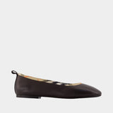 Robin 05 Ballerinas - Burberry - Leather - Brown