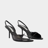 Naked Sandals - Victoria Beckham - Leather - Black