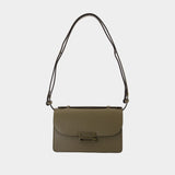 Tonal Mini Dorian Crossbody - Victoria Beckham - Leather - Khaki