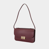 Midi Dorian Pochette Pouch - Victoria Beckham - Leather - Burgundy