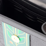 Jeanne Mini 黑色皮制迷你手拿包