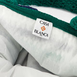 Crochet 蓝色/绿色棉质购物包