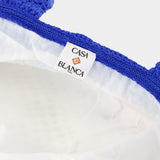 Crochet 蓝色棉质购物包