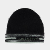 Mohair Beanie - Casablanca - Wool - Black