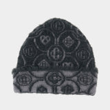Fluffy Monogram Beanie - Casablanca - Nylon - Grey