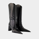 Bridge Cowboy Boots - Coperni - Leather - Black