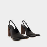 Mickey Block Ufo Sandals - Coperni x Disney - Leather - Black