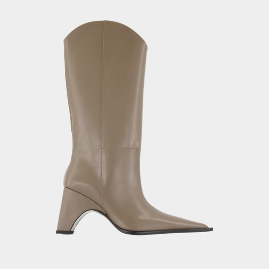 Cowboy Bridge Boots - Coperni - Leather - Brown