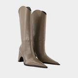 Cowboy Bridge Boots - Coperni - Leather - Brown