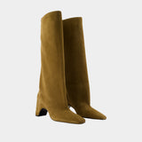Bridge Boots - Coperni - Leather - Khaki