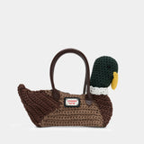 Duck Purse - Charles Jeffrey Loverboy - Cotton - Green