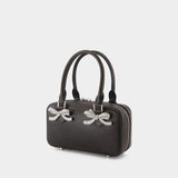 Mini Tote 黑色小牛皮购物袋包托特包